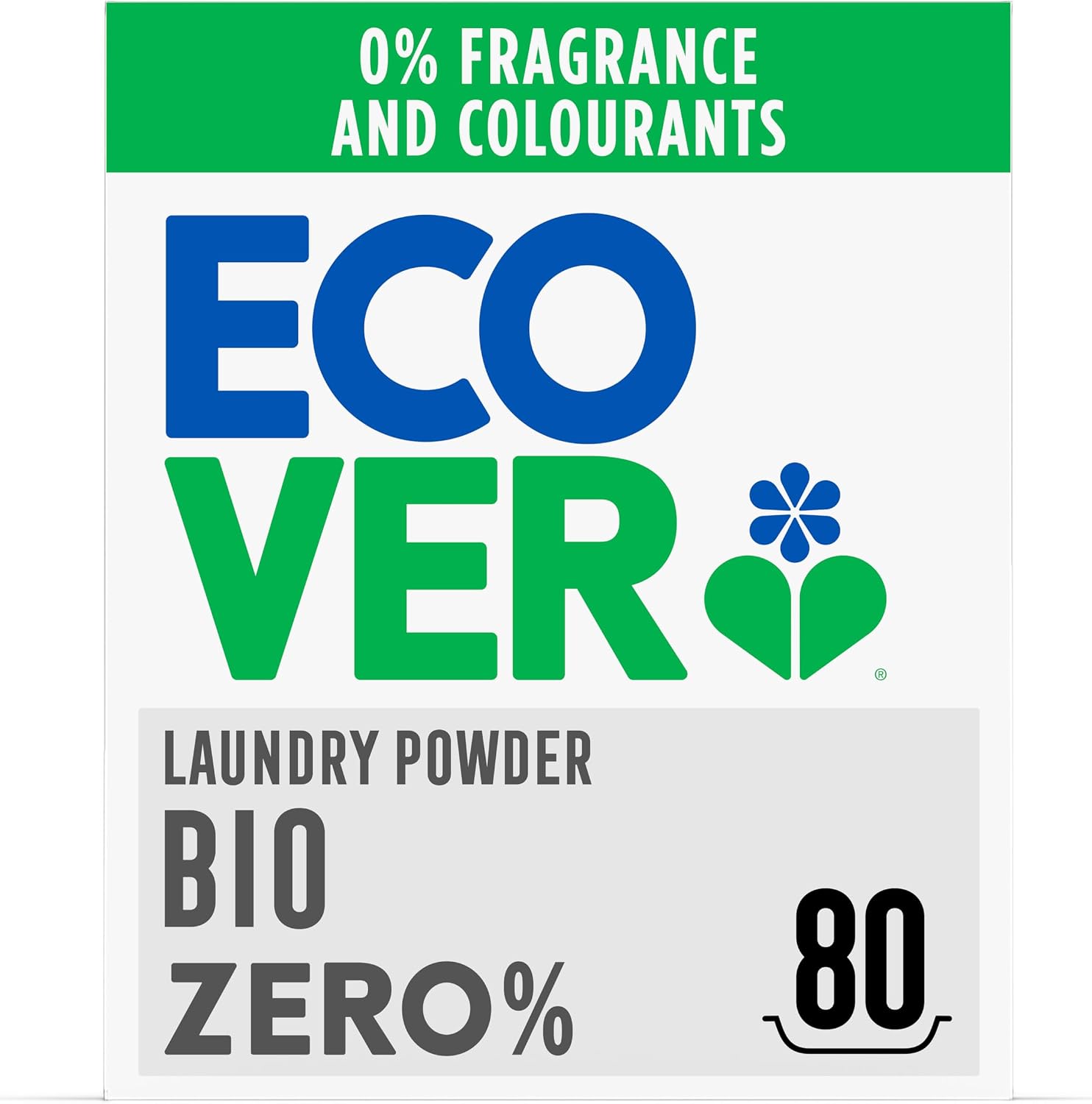 Стиральный порошок автомат Ecover Zero Non Bio эко концентрат 4кг